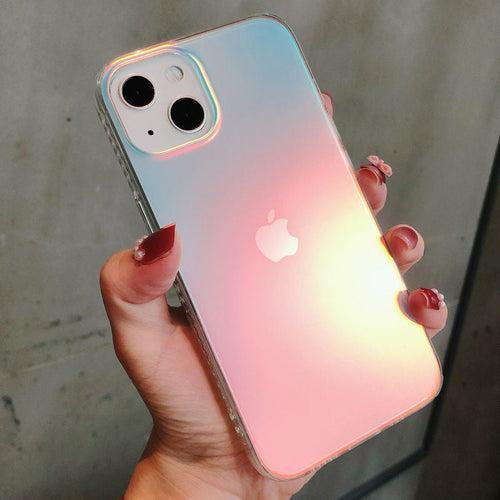 iPhone 13 Series Luxury Matte Laser Aurora Case