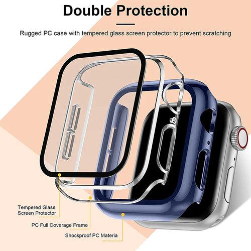 iWatch Screen Glass Protector with Cover for Apple Watch