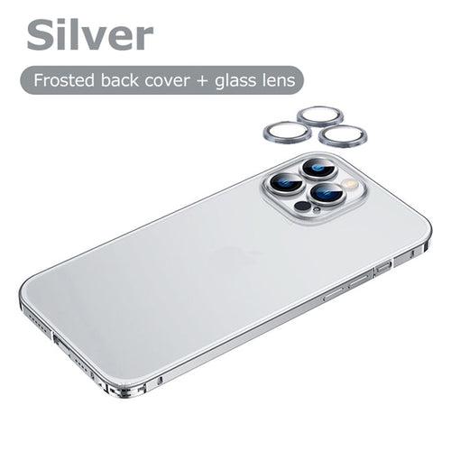 iPhone 15 Series Metal Lock Bumper Case with Lens Ring Protection