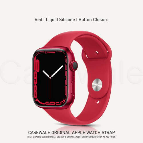 Apple Watch Series Liquid Silicone Solid Color Strap