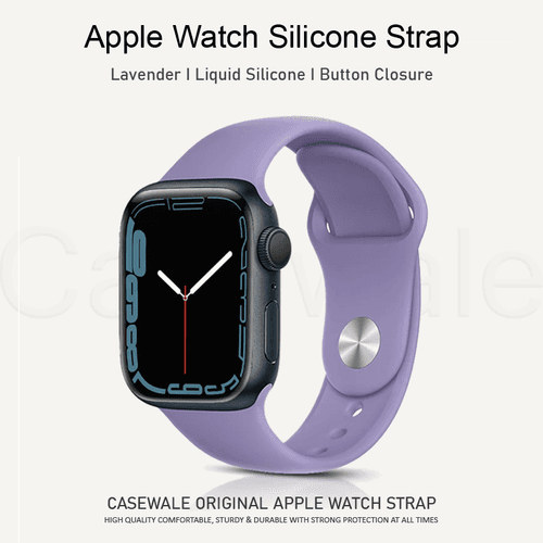 Apple Watch Series Liquid Silicone Solid Color Strap