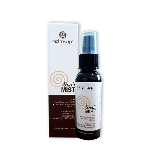 HK Glowup Snail Mist | For Plumpy and Hydrating Skin | Suitable For All Skin Types | Infused with Pure Snail Secretion, Rosewater, Aloe vera & Licorice | Paraben & Sulphate Free | For Women & Men (50ML)