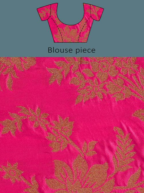 Satin Paisley Zari with Beautiful Meenakari Banarasi Saree