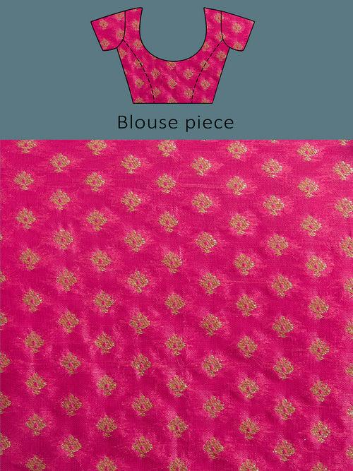 Cotton Silk Paisley Zari with Beautiful Ethnic Motifs Banarasi Saree