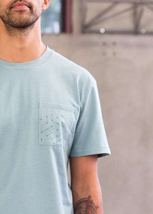 Relaxed Pocket Crew Neck Tee