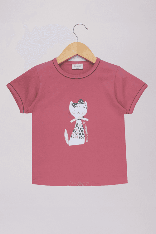 Lil Meow Naps Pyjama Set For Girls