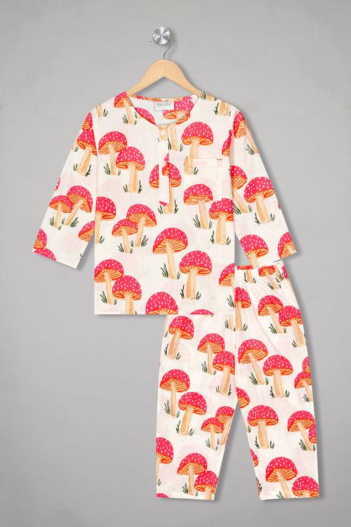 Mushroom Marvel Kurta Pyjama Set