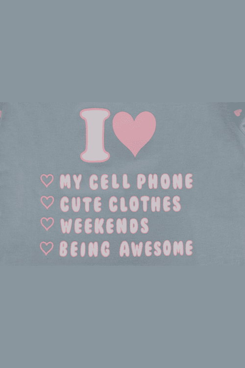 I Love Cell Phone Pyjama Set