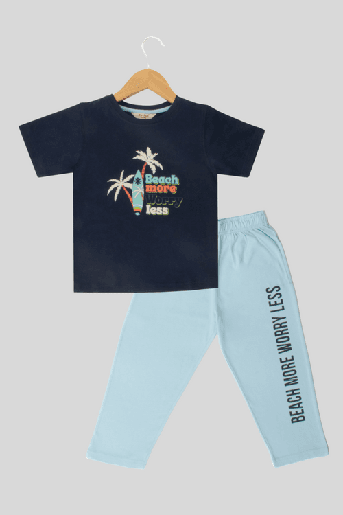 Beach More Worry Less Pyjama Set