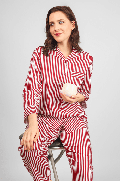 Crimson Dreams Pyjama Set