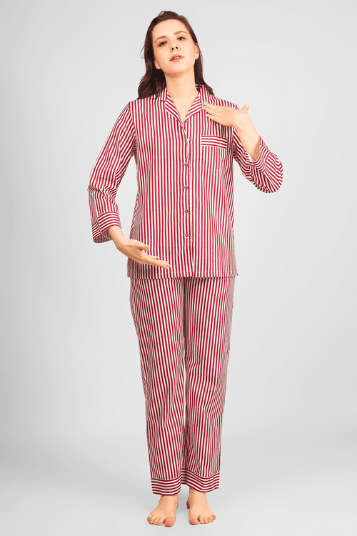 Crimson Dreams Pyjama Set