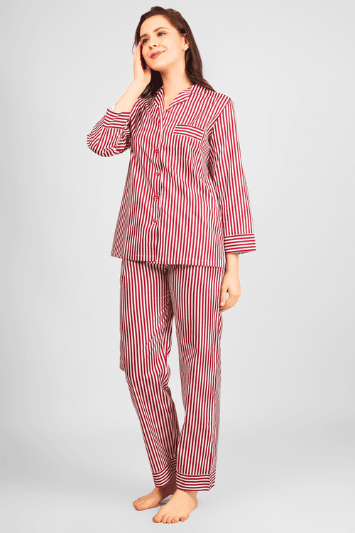 Crimson Dreams Pyjama Set