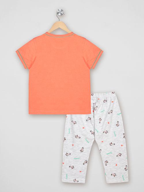 Llamaste  Coral Pj Set