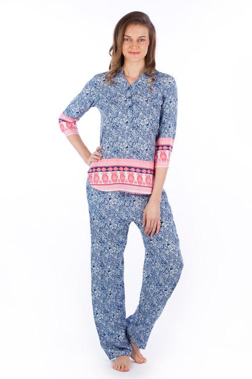 Easy Abstract Kurta Pyjama Set