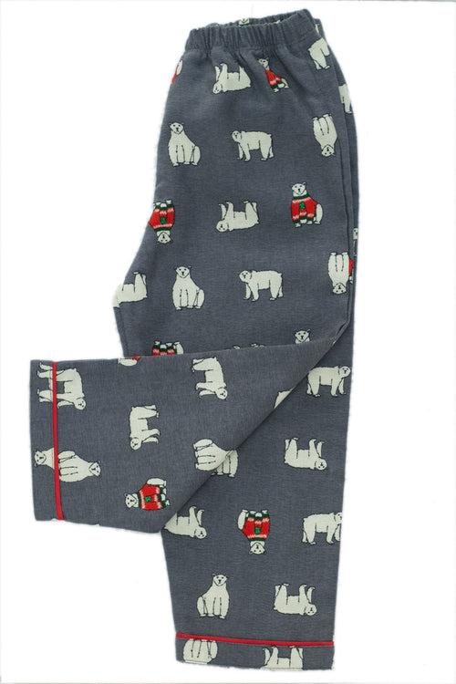 Polar Bear Flannel Pyjama Set