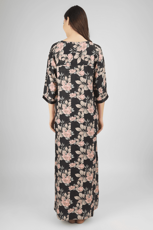 Black Blossom Breeze Nightgown