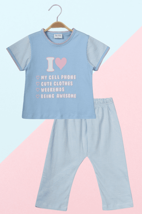 Blue Stripes & Sass Pyjama Set