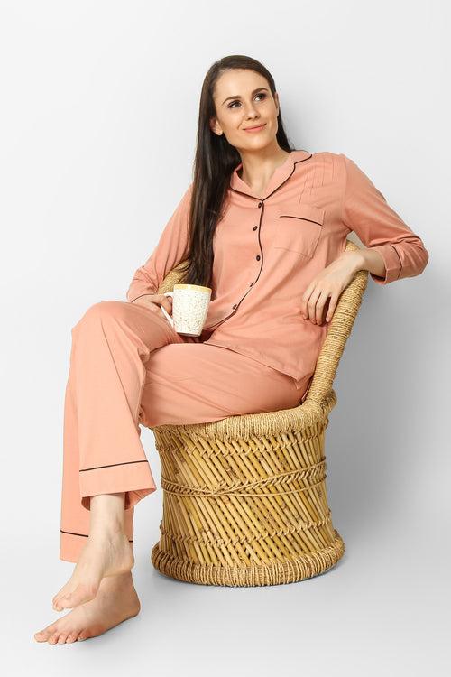 Dusky Peach Classic Pj St