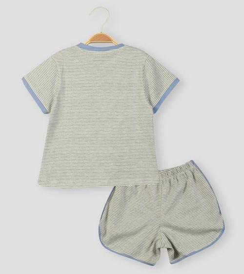 Giddy up Grey Shorts set