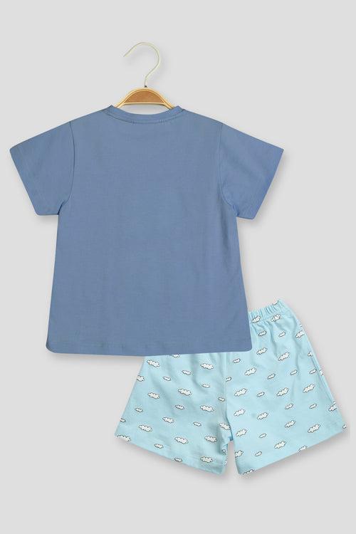 Happy Clouds Shorts set