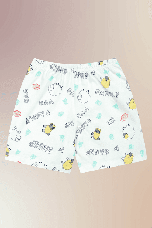 Navy Baa-tiful Family Shorts Set