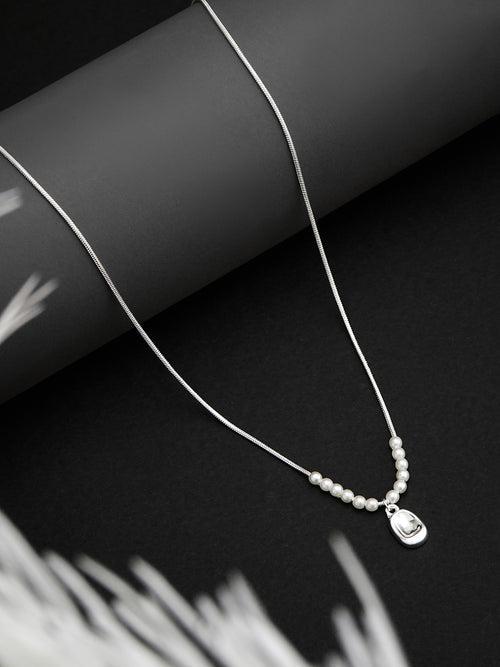 Women Elegant Silver Pendant