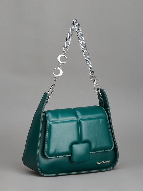 Women Green Handbag for casual