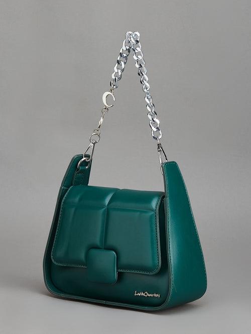 Women Green Handbag for casual