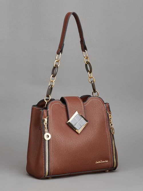 Women Brown Hand bag for Casual