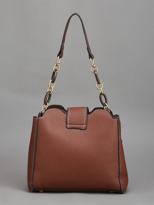 Women Brown Hand bag for Casual