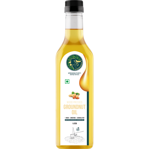 Wood Pressed Groundnut Oil