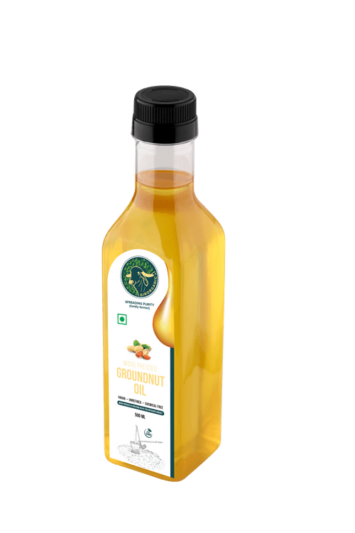 Wood Pressed Groundnut Oil