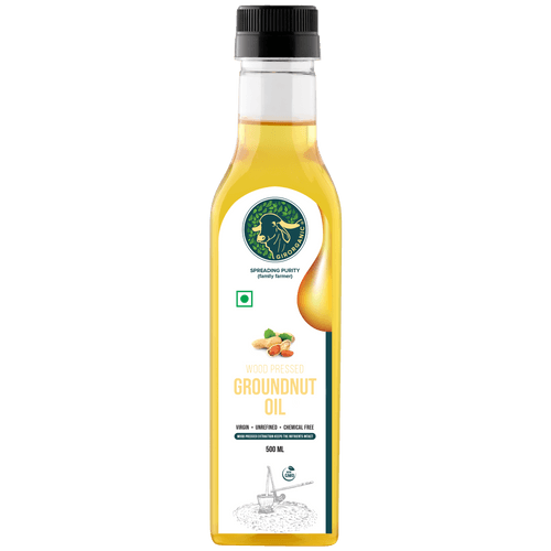 Wood Pressed Groundnut Oil