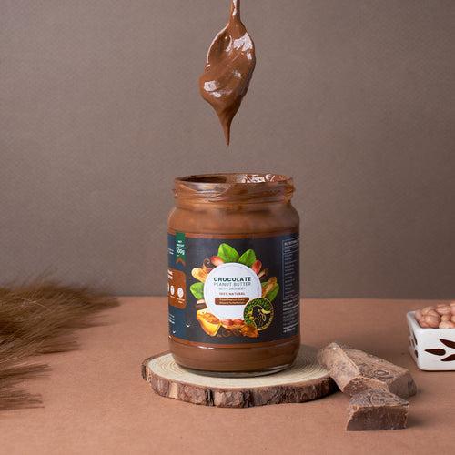 Chocolate Peanut Butter with Jaggery - 500 gram Stone Ground