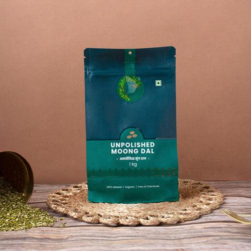 Organic Moong Dal - 1kg Unpolished