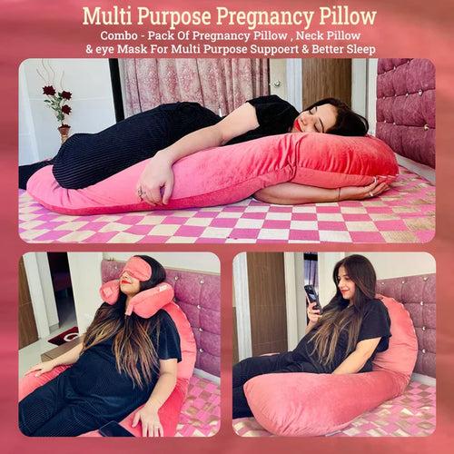 Cozy Plush U Shape Pregnancy Pillow XL Size