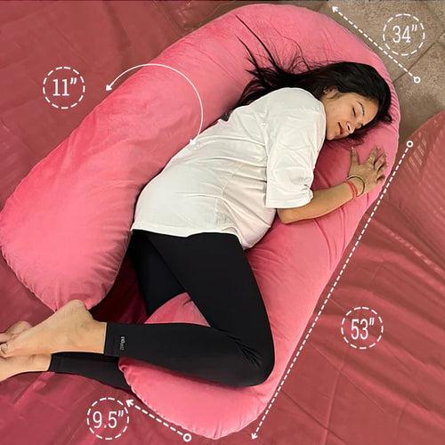 Cozy Plush U Shape Pregnancy Pillow XL Size