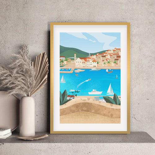 Hvar Petra Lidze Painting Artwork For Home Wall Decor