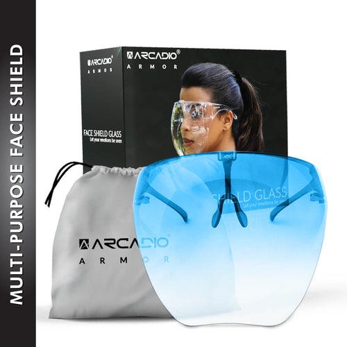 ARCADIO Armor - Multipurpose Face Shield Glass - Blue