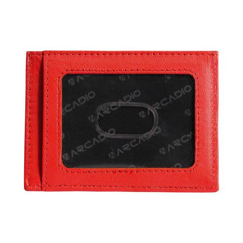 SLIM TRIM Magnetic Leather Card Holder ARWMC1013RD