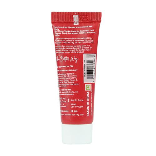 Red Aloe Vera Multipurpose Gel With 1% Niacinamide, Rose Water & Vitamin E For Overall Skin & Hair Care - 10ml