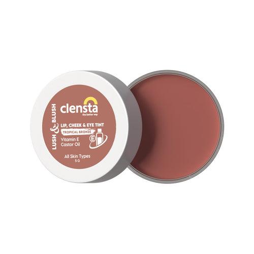 Lush & Blush Lip, Cheek & Eye Tint 05 Tropical Bronze With Vitamin E & Castor Oil