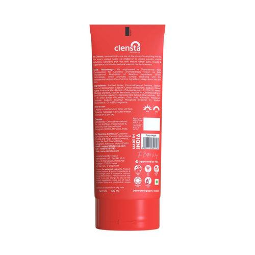 Red Aloe Vera Skin Glow Face Wash With 0.5% Niacinamide &  0.1% Vitamin C For Nourishing Glow & Healthy Skin