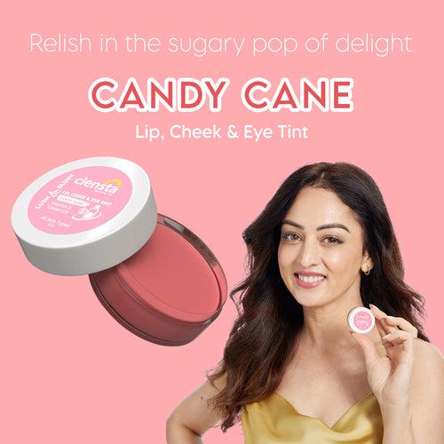 Lush & Blush Lip, Cheek & Eye Tint Candy Cane 02 With Vitamin E & Castor Oil