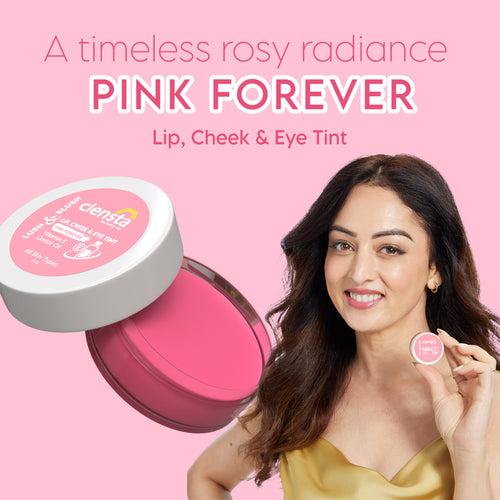 Lush & Blush Lip, Cheek & Eye Tint 03 Pink Forever With Vitamin E & Castor Oil