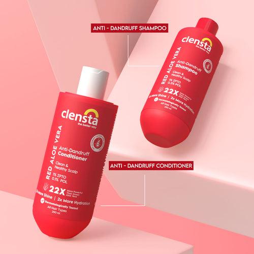 Red Aloe Vera Anti-Dandruff Shampoo With 1% ZPTO & 0.3% POL