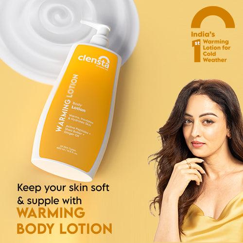 Warming Body Lotion With Ginger Oil, Shea Butter, and Peptides for the Ultimate Warmth in Extreme Temperatures - Pack of 2