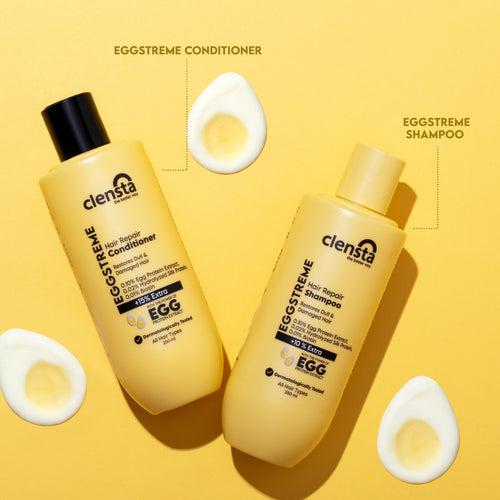 Eggstreme Hair Repair Shampoo With 0.10% Egg Protein Extract, 0.02% Hydrolyzed Silk Protein, 0.01% Biotin