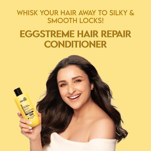 Eggstreme Hair Repair Conditioner With 0.10% Egg Protein Extract, 0.02% Hydrolyzed Silk Protein, 0.01% Biotin