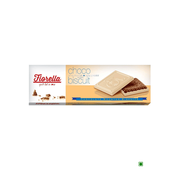 Elvan Fiorella White Chocolate Mounted Biscuits 102g